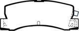 EBC 86-92 Toyota Corolla 1.6 Redstuff Rear Brake Pads thumbnail 6