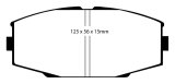 EBC 86-92 Toyota Supra 2.8 Yellowstuff Front Brake Pads thumbnail 1