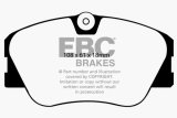 EBC 86-93 Mercedes-Benz 190/190E 2.3 16v Greenstuff Front Brake Pads thumbnail 3