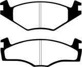 EBC 86-93 Volkswagen Cabriolet 1.8 Redstuff Front Brake Pads thumbnail 3