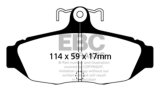 EBC 87-93 Ford Mustang 5.0 Yellowstuff Rear Brake Pads thumbnail 1