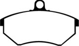 EBC 89-93 Volkswagen Corrado 1.8 Supercharged Redstuff Front Brake Pads thumbnail 6