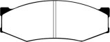 EBC 89-97 Nissan Pick-up 4 Cyl Greenstuff Front Brake Pads thumbnail 6