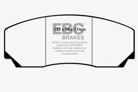 EBC 90-00 Aston Martin Vantage 5.3 (Twin Supercharged)(AP) Redstuff Front Brake Pads thumbnail 4