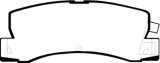 EBC 90-91 Lexus ES250 2.5 Redstuff Rear Brake Pads thumbnail 7