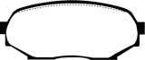 EBC 90-93 Geo Storm 1.6 Greenstuff Front Brake Pads thumbnail 5