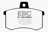 EBC 91-95 Alfa Romeo 164 2.0 Turbo Redstuff Rear Brake Pads thumbnail 6