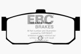 EBC 91-97 Infiniti G20 2.0 Redstuff Rear Brake Pads thumbnail 5