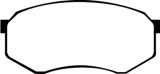 EBC 92-93 Toyota Pick-Up Extra Cab Greenstuff Front Brake Pads thumbnail 2