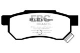 EBC 92-94 Acura Integra 1.7 Vtec Greenstuff Rear Brake Pads thumbnail 3