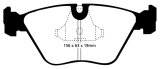 EBC 92-95 BMW M3 3.0 (E36) Redstuff Front Brake Pads thumbnail 1