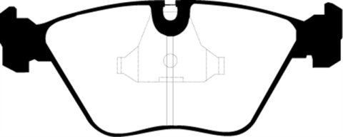 EBC 92-95 BMW M3 3.0 (E36) Ultimax2 Front Brake Pads thumbnail 5