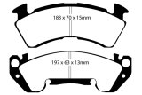 EBC 92-96 Chevrolet Caprice 4.3 Police Redstuff Front Brake Pads thumbnail 3