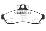 EBC 92-96 Chevrolet Caprice 4.3 Police Redstuff Rear Brake Pads thumbnail 2