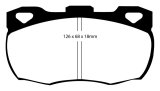 EBC 92-97 Land Rover Defender Yellowstuff Front Brake Pads thumbnail 1
