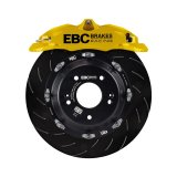 EBC Racing 10-14 Ford Mustang GT 5.0L Yellow Apollo-4 Calipers 355mm Rotors Front Big Brake Kit thumbnail 4