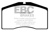 EBC 93-95 Porsche 911 (964) 3.6 Turbo Redstuff Front Brake Pads thumbnail 4