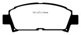 EBC 93-95 Toyota MR2 2.0 Turbo Yellowstuff Front Brake Pads thumbnail 1