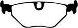 EBC 93-97 Aston Martin DB7 3.2 Supercharged Redstuff Rear Brake Pads thumbnail 6