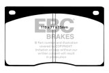 EBC 93-97 Aston Martin DB7 3.2 Supercharged Yellowstuff Front Brake Pads thumbnail 4