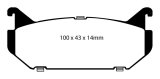 EBC 93-97 Ford Probe 2.0 16v Yellowstuff Rear Brake Pads thumbnail 1