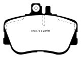 EBC 94-95 Mercedes-Benz C220 (W202) 2.2 Redstuff Front Brake Pads thumbnail 1
