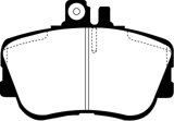 EBC 94-95 Mercedes-Benz C220 (W202) 2.2 Redstuff Front Brake Pads thumbnail 3