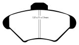 EBC 94-98 Ford Mustang 3.8 Redstuff Front Brake Pads thumbnail 1