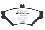 EBC 95-97 Ford Crown Victoria 4.6 (Phenolic Pistons) Yellowstuff Front Brake Pads thumbnail 4