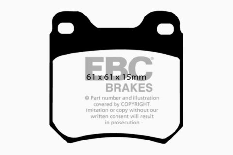 EBC 97-01 Cadillac Catera 3.0 Greenstuff Rear Brake Pads thumbnail 4
