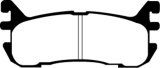 EBC 97-02 Ford Escort 2.0 Ultimax2 Rear Brake Pads thumbnail 6