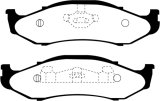 EBC 97-99 Jeep Cherokee 2.5 82mm High Rotors Yellowstuff Front Brake Pads thumbnail 7
