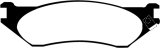 EBC 98-02 Dodge B150 B1500 Cargo 1500 Van 1/2 Ton Yellowstuff Front Brake Pads thumbnail 7
