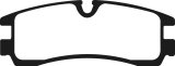 EBC 98-04 Cadillac Seville 4.6 Redstuff Rear Brake Pads thumbnail 6
