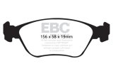 EBC 98-05 Volvo C70 2.3 Turbo T5 (16in Wheels) Ultimax2 Front Brake Pads thumbnail 3