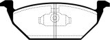 EBC 98-99 Volkswagen Beetle 2.0 Ultimax2 Front Brake Pads thumbnail 6
