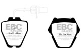 EBC 99-01 Audi A6 Quattro 2.7 Twin Turbo Sedan (8 Pad Set) Redstuff Front Brake Pads thumbnail 6
