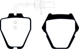EBC 99-01 Audi A6 Quattro 2.7 Twin Turbo Sedan (8 Pad Set) Redstuff Front Brake Pads thumbnail 7