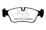 EBC 99-02 BMW Z3 2.5 Greenstuff Front Brake Pads thumbnail 4