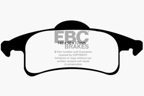 EBC 99-02 Jeep Grand Cherokee 4.0 (ATE) Yellowstuff Rear Brake Pads thumbnail 7