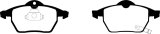 EBC 99-02 Saab 9-3 2.0 Turbo Redstuff Front Brake Pads thumbnail 7