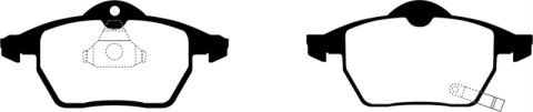 EBC 99-02 Saab 9-3 2.0 Turbo Yellowstuff Front Brake Pads thumbnail 7