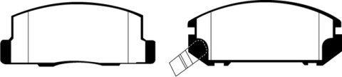 EBC 99-02 Toyota MR2 1.8 Greenstuff Rear Brake Pads thumbnail 4