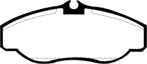 EBC 99-03 Land Rover Discovery (Series 2) 4.0 Ultimax2 Front Brake Pads thumbnail 6