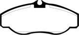 EBC 99-03 Land Rover Discovery (Series 2) 4.0 Yellowstuff Front Brake Pads thumbnail 7
