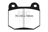 EBC 99-03 Mitsubishi Lancer Evolution 2.0 Turbo Redstuff Rear Brake Pads thumbnail 7