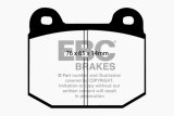 EBC 99-03 Mitsubishi Lancer Evolution 2.0 Turbo Yellowstuff Rear Brake Pads thumbnail 7