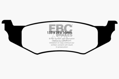 EBC 99-04 Chrysler 300M 3.5 Greenstuff Rear Brake Pads thumbnail 4
