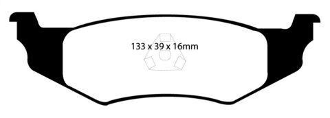 EBC 99-04 Chrysler 300M 3.5 Redstuff Rear Brake Pads thumbnail 1