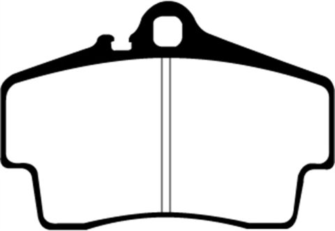 EBC Brakes Greenstuff 2000 Series Sport Pads thumbnail 1